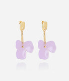Boucles d'oreilles ZAG Hanabi violette