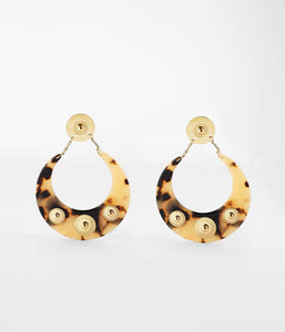 Boucles d'oreilles ZAG Pretresse brune