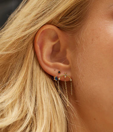 Boucles d'oreilles ZAG Cosette en acier doré