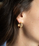 Boucles d'oreilles Molly en acier doré