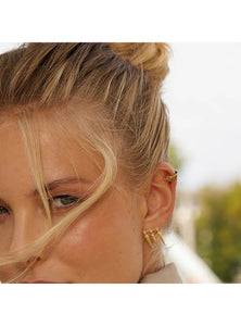Boucles d'oreilles ZAG Chiquito en acier doré