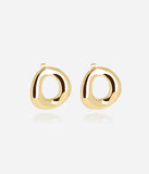 Boucles d'oreilles ZAG Cesira en acier doré