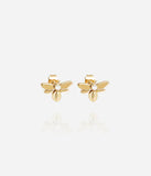 Boucles d'oreilles doubles ZAG Abeja blanche