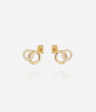 Boucles d'oreilles ZAG Antonio en acier doré