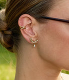 Boucles d'oreilles ZAG Lumoria en acier doré