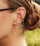 Boucles d'oreilles ZAG Cordoba en acier doré