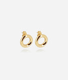 Boucles d'oreilles ZAG Ginna en acier doré