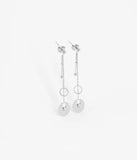 Boucles d'oreilles ZAG Ambre en acier