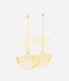 Boucles d'oreilles ZAG Idylle en acier doré
