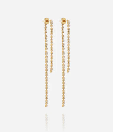 Boucles d'oreilles ZAG Breeka en acier doré