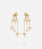 Boucles d'oreilles ZAG Valentina en acier doré