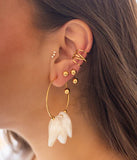 Piercing ZAG Arousa en acier doré