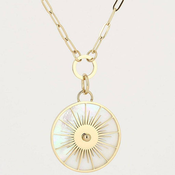 Collier ZAG Astra en acier doré