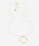 Collier sautoir ZAG Hypola en acier doré