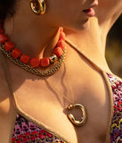 Collier ZAG Tancredi en acier doré