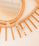 Collier sautoir ZAG cassolette Secret en acier doré