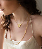 Collier ZAG Ima en acier doré