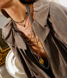 Collier sautoir ZAG Partinello en acier