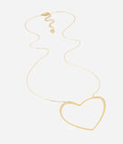 Collier Zag coeur Lovita en acier doré