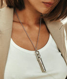 Collier Zag Baia en acier