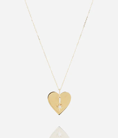 Collier ZAG Metig en acier doré