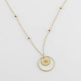 Collier ZAG Neom en acier doré