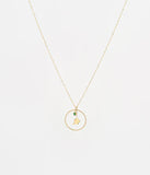 Collier ZAG Yukka en acier doré