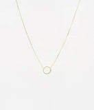 Collier ZAG Cloud en acier doré