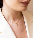 Collier ZAG Adone en acier doré