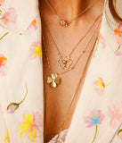 Collier ZAG Albino en acier doré