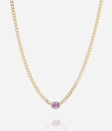 Collier ZAG Grazia violet