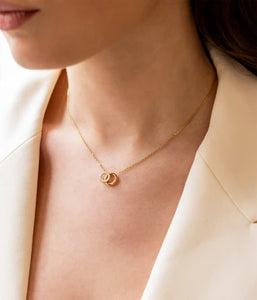 Collier ZAG Antonio en acier doré