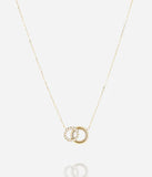 Collier ZAG Antonio en acier doré