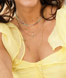 Collier ZAG Dispara en acier doré