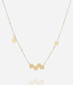 Collier Zag Cosima en acier doré