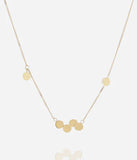Collier Zag Cosima en acier doré