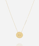 Collier ZAG Weiss en acier doré 850J913