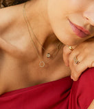 collier Zag Juki en acier doré