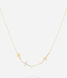 Collier ZAG Alvida en acier doré