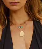 Collier ZAG Aradeo en acier doré