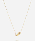 Collier ZAG Riola en acier doré