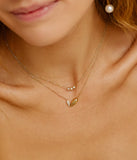 Collier ZAG Riola en acier doré