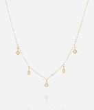 Collier ZAG Rilievo acier doré