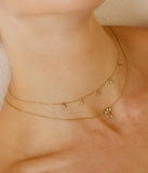 Collier ZAG Rilievo acier doré