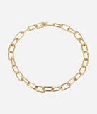 Collier ZAG Ylena en acier doré