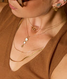 Collier ZAG Ambrune en acier doré