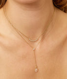 Collier ZAG Cassis en acier doré