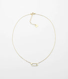 Collier ZAG Atoll acier doré