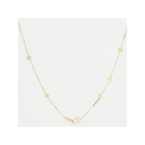 Collier ZAG Emily en acier doré ***
