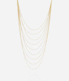 Collier ZAG Laylo en acier doré
